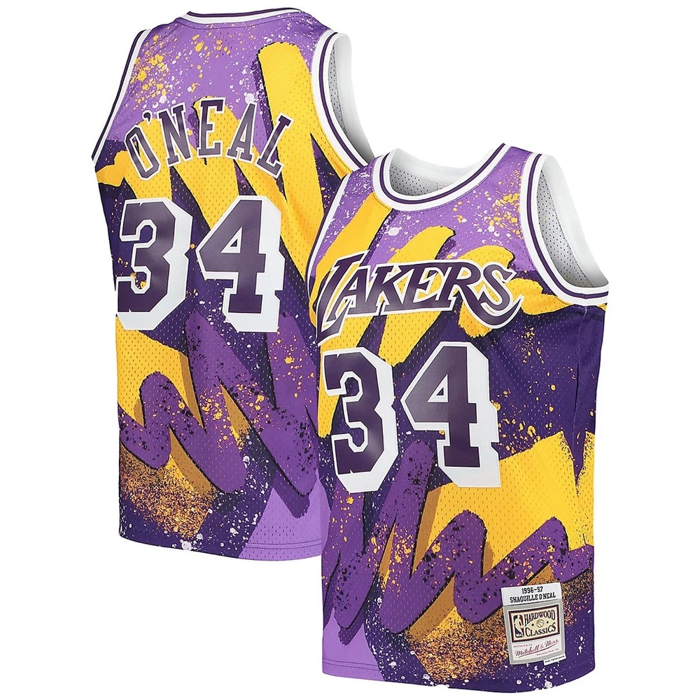 Mitchell Ness Shaq O'Neal Lakers HardwoodClassics Vintage 1996/97 Jersey size XS